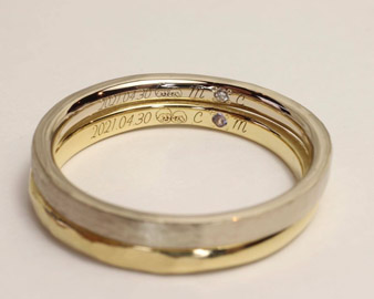 9-2 | 工房Smith札幌 18金イエローゴールド×ダイヤモンドの指輪