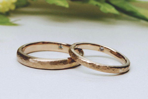 gold-ring5 | 工房Smith札幌 表面加工で表情を変える