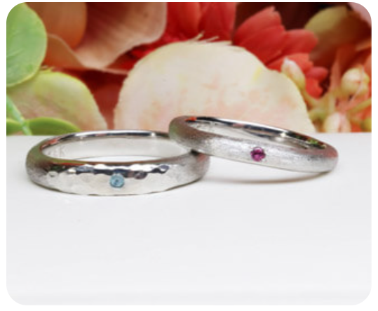 puratina2 | 工房Smith札幌 誕生石を入れたもの