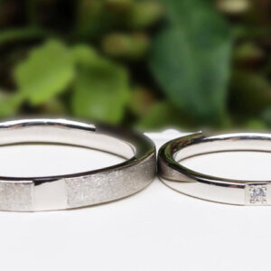 平打ちの結婚指輪