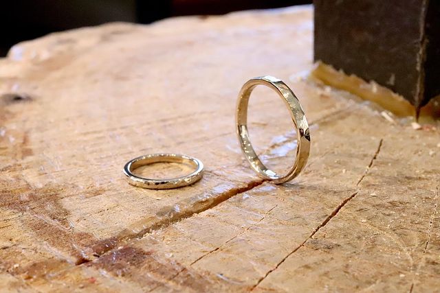 5mannika-5 | 工房Smith札幌 ハンマー模様仕上げのリング