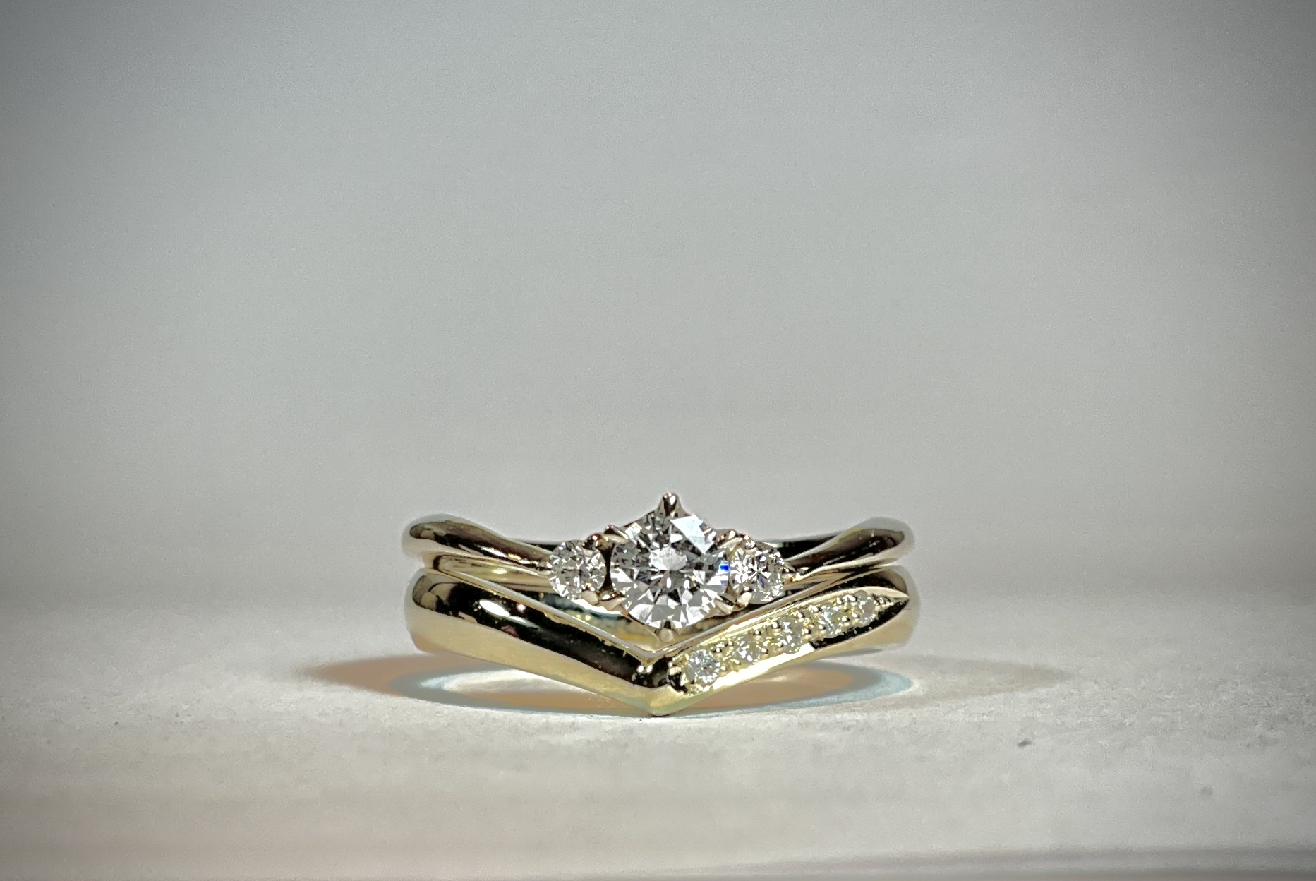 IMG_0280 | 工房Smith札幌 結婚指輪と婚約指輪の重ね付け