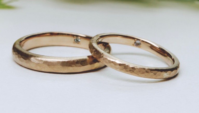 img_wedding-ring-handmade-design_04 | 工房Smith札幌 手作り感のあるハンマー仕上げのデザイン