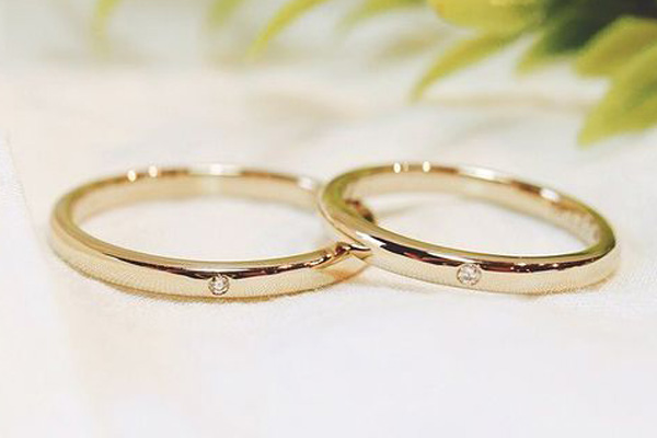 mens3 | 工房Smith札幌 イエローゴールドとダイヤモンドの一体感が魅力