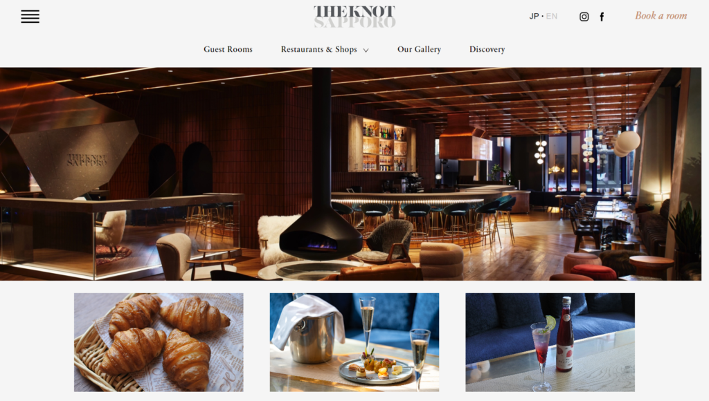 knot | 工房Smith札幌 モダン&ナチュラル空間【ホテルザノットサッポロ】