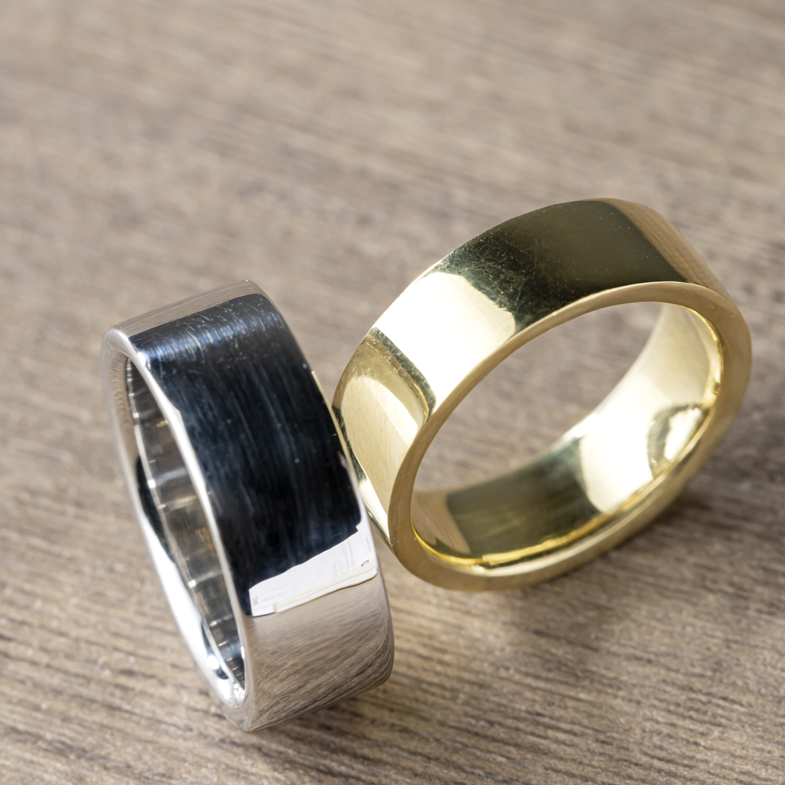 結婚指輪（彫金工法）鏡面