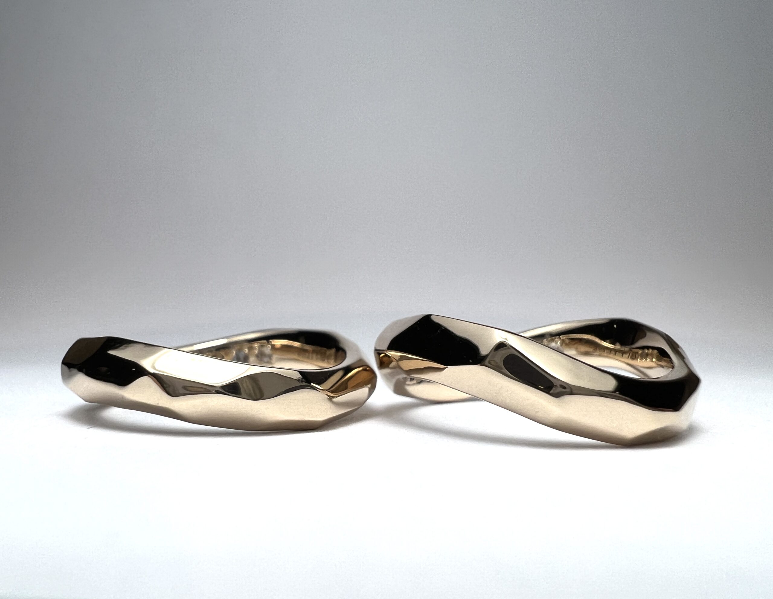 結婚指輪（WAX工法）レーザー刻印鏡面