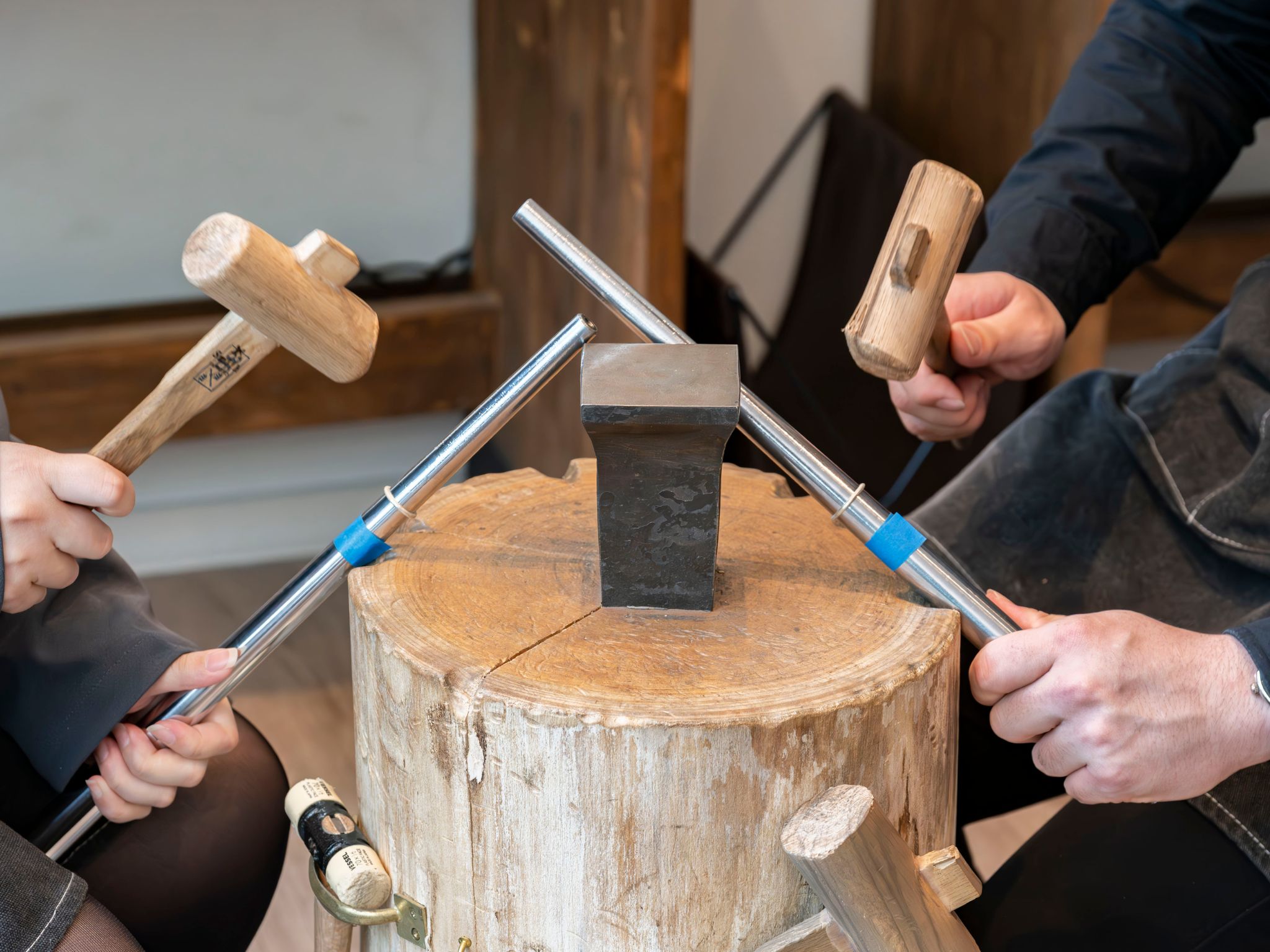 手作り指輪制作風景