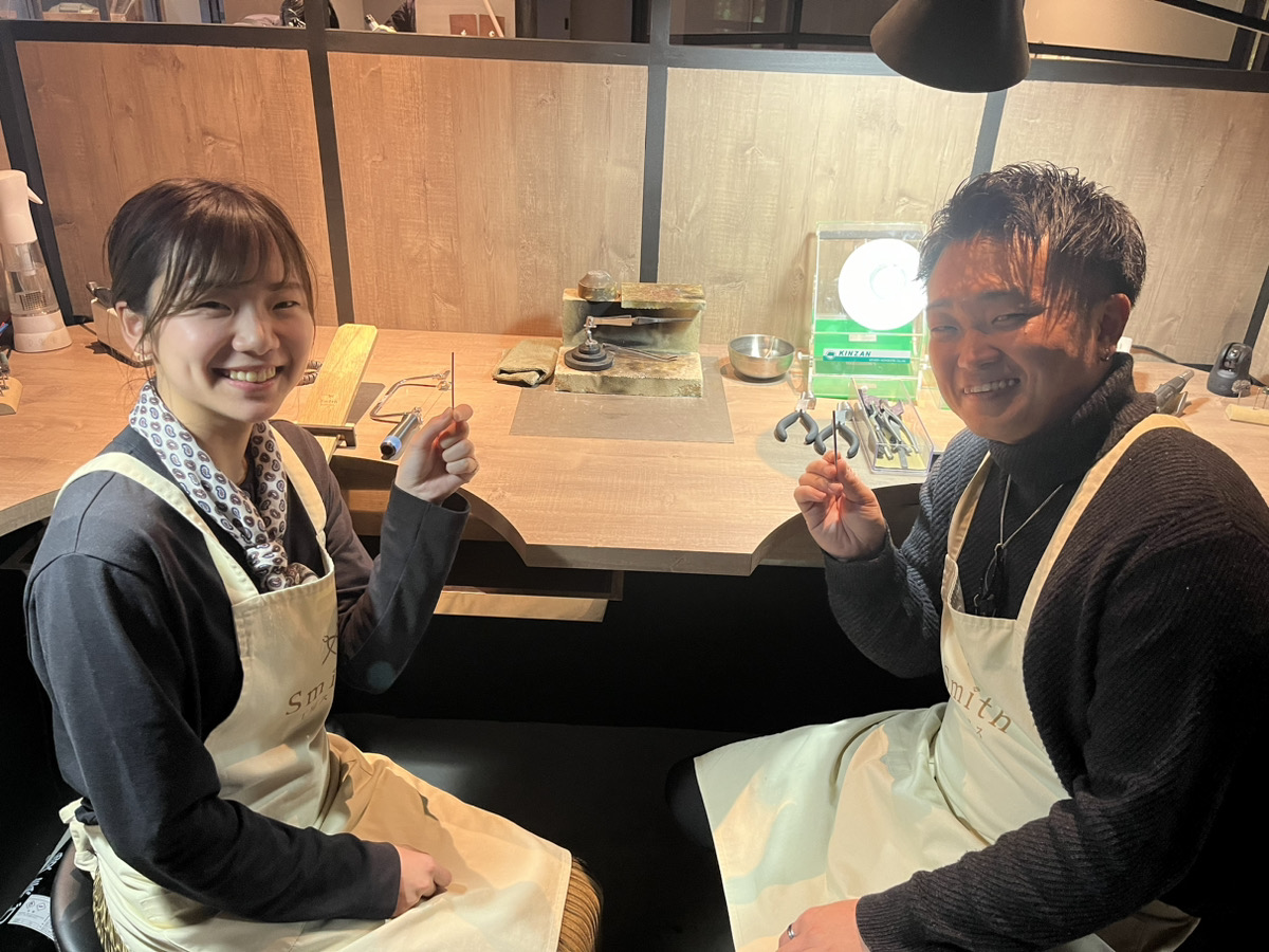 ｜A様・H様【一生に一度の指輪を作ることができて、とっても楽しかったです。】