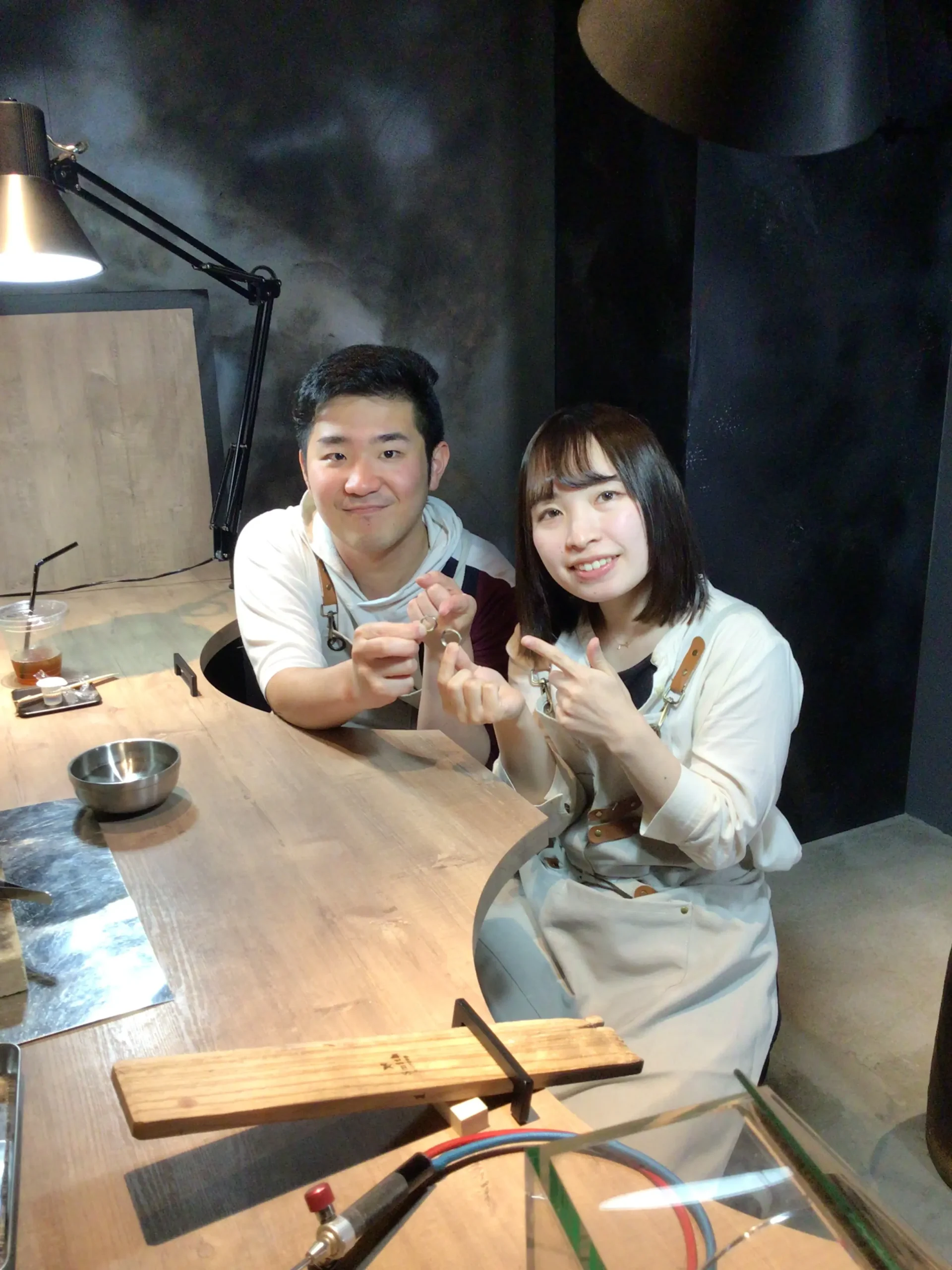 ｜N様・M様【世界に1組だけの指輪が完成することができて一生の思い出になりました】