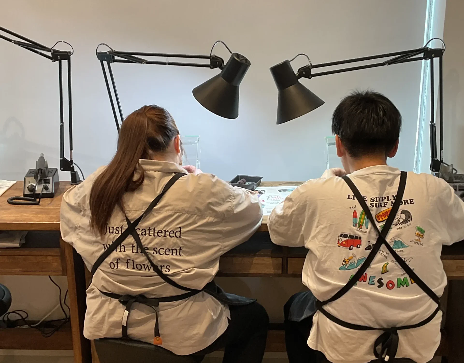 ｜E様・E様【お互いの指輪を作り合うのがとても新鮮で楽しかったです】