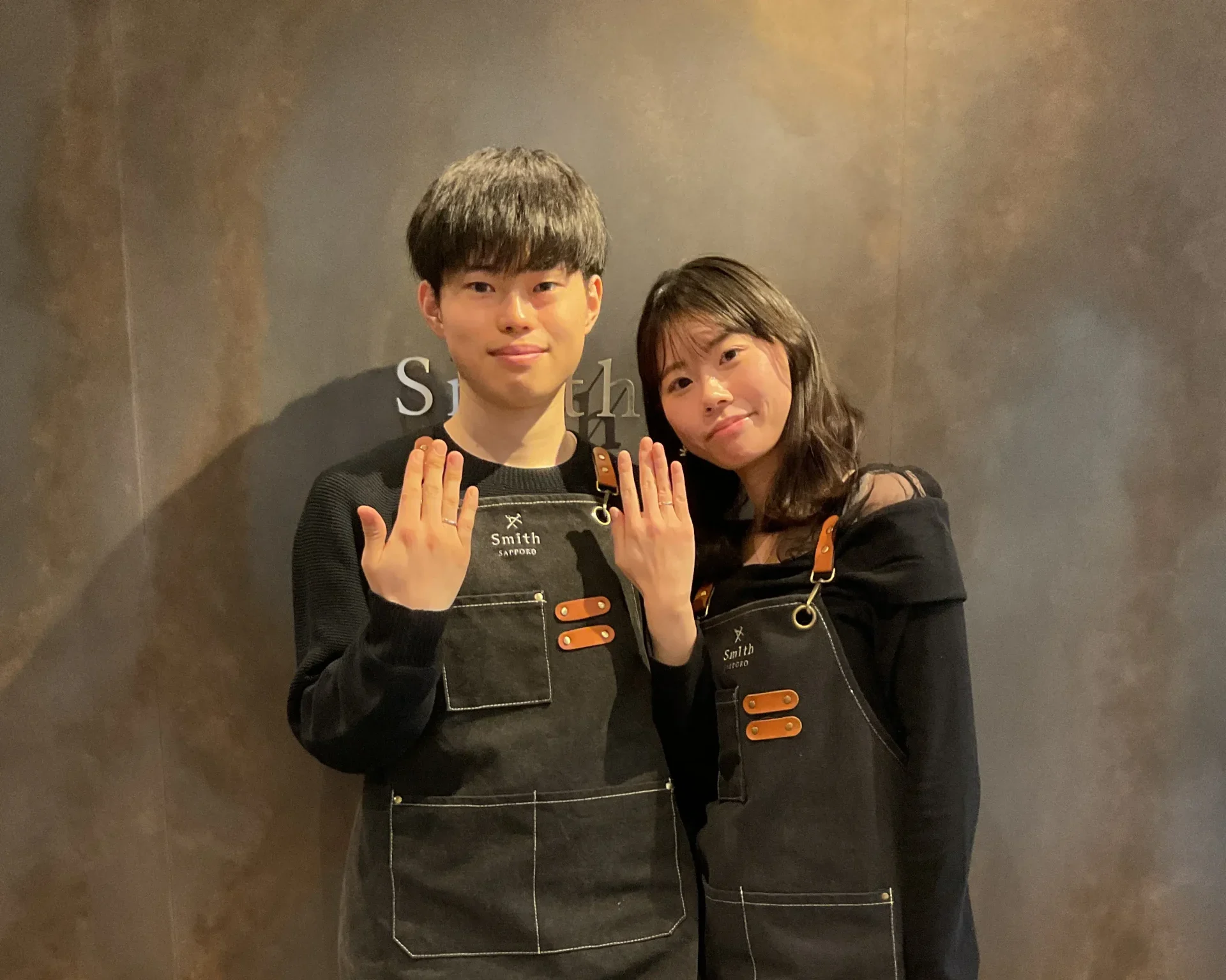 ｜Y様・K様【お互いのリングを共同作業を交えて作るのが楽しかったです】