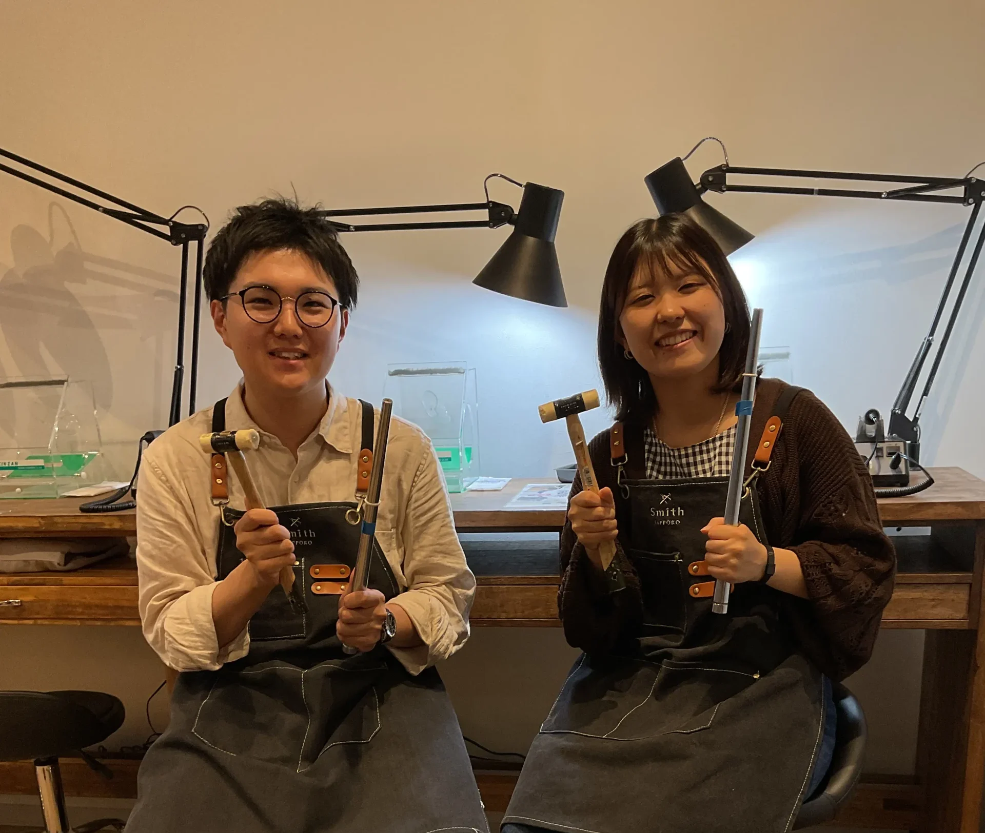 ｜K様・S様【最初から笑顔で丁寧に対応してくださり楽しくリング作りを行うことが出来ました】