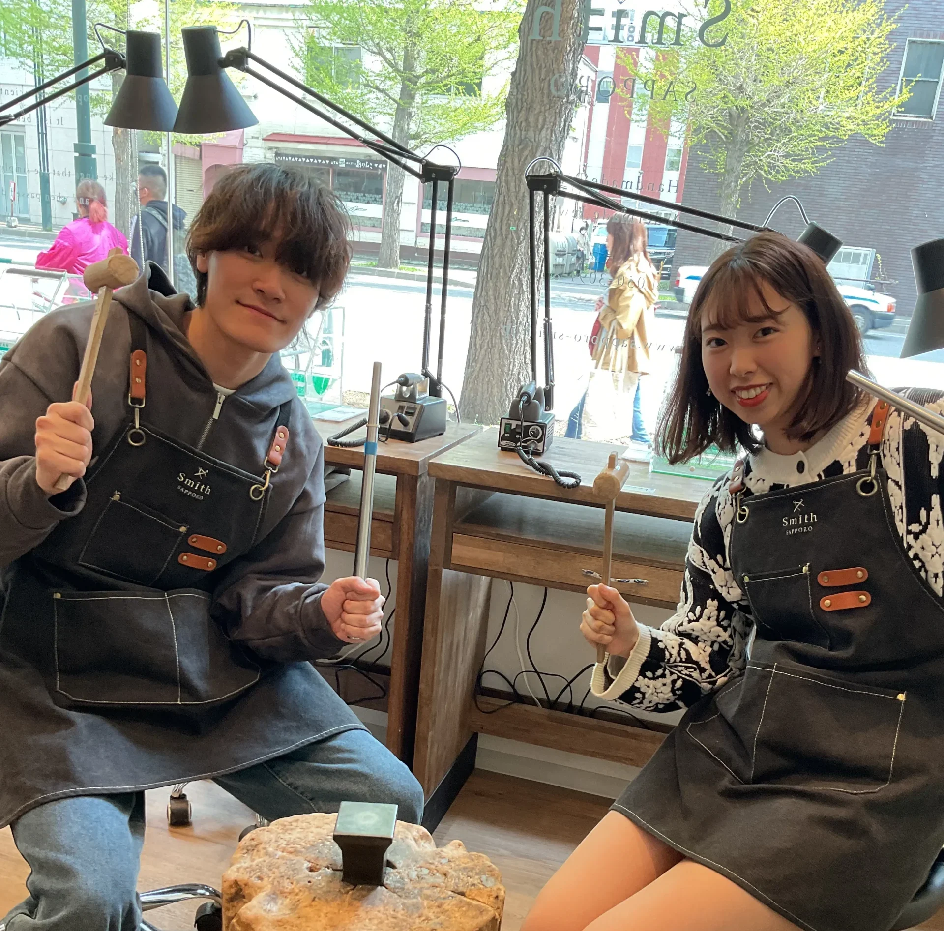 ｜T様・S様【丁寧に教えてもらって楽しく指輪作成できました！】