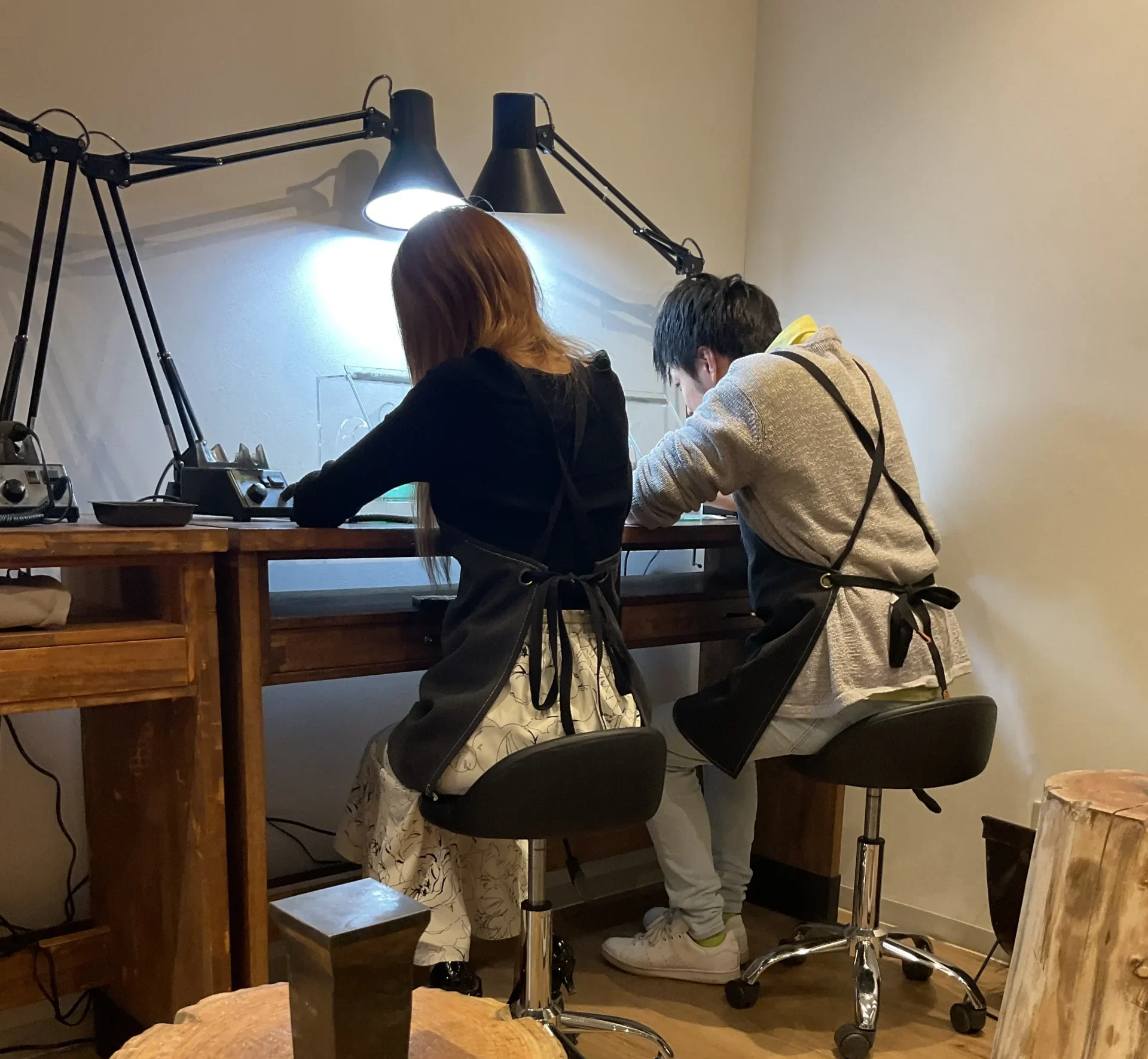 ｜H様・N様【最初は緊張しましたが丁寧に教えていただいて楽しく作ることができました】