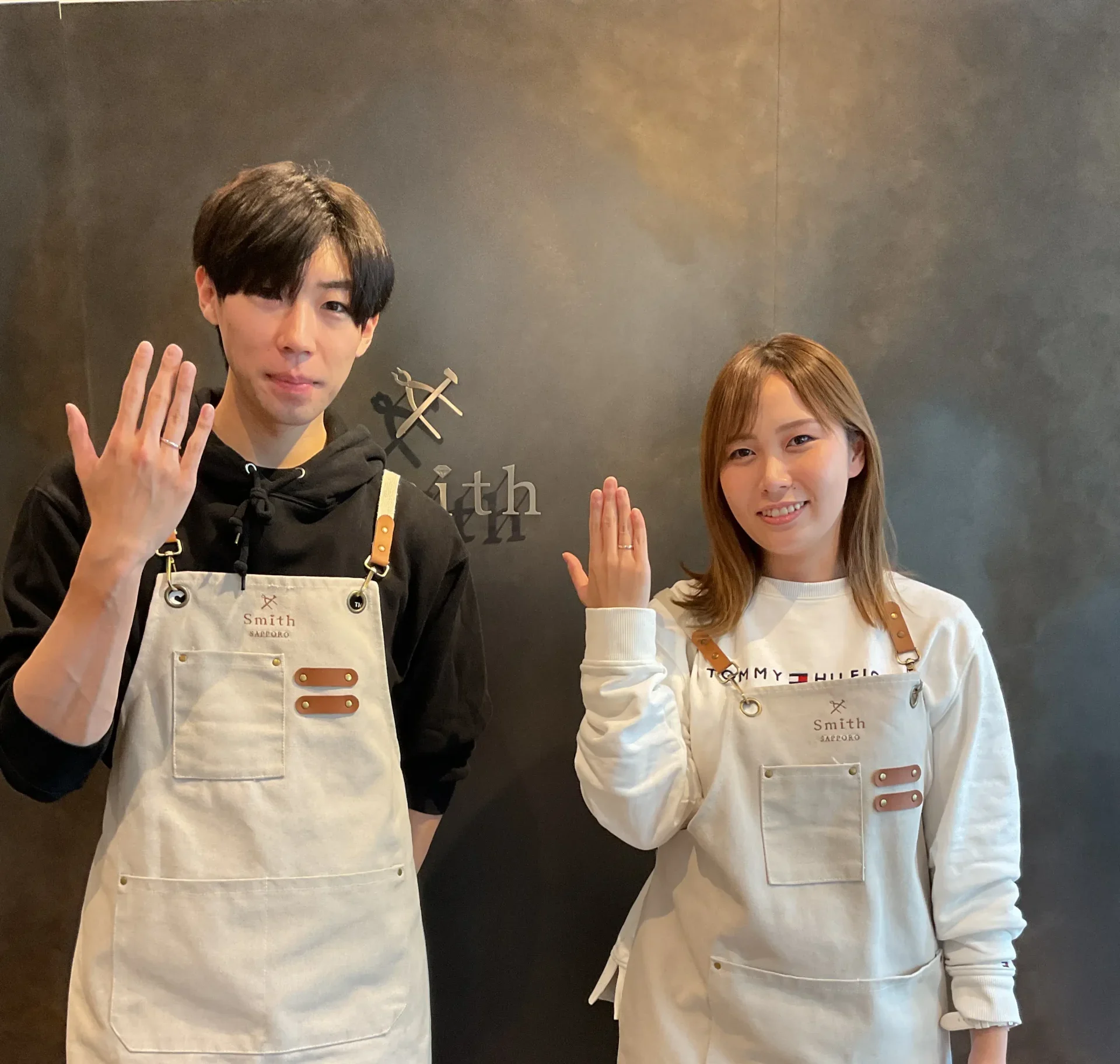 ｜N様・K様【初めて手作りの指輪を作って面白かったです】