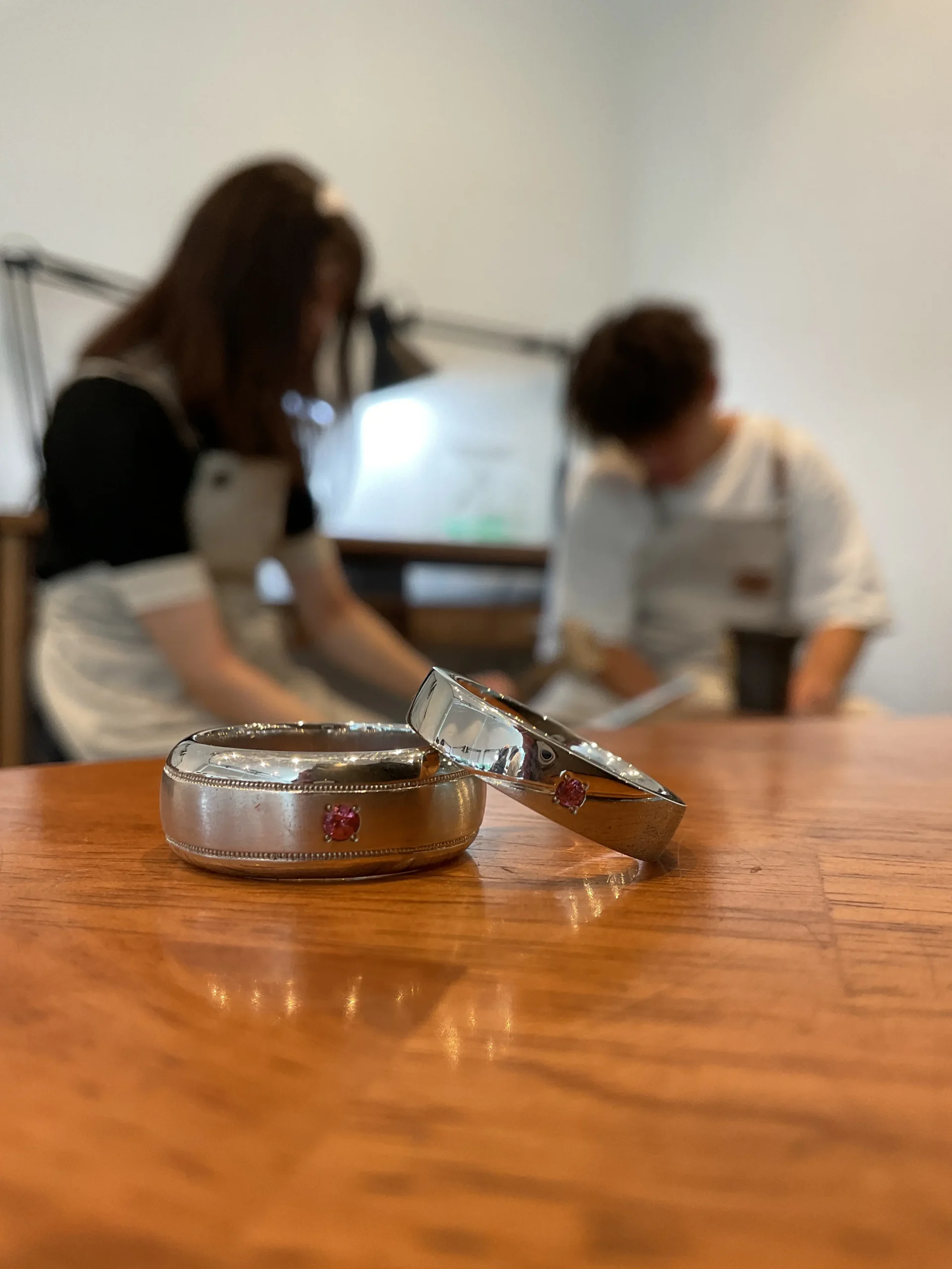 ｜W様・T様【自分で作った指輪には愛着が湧いて特別な喜びを感じます】