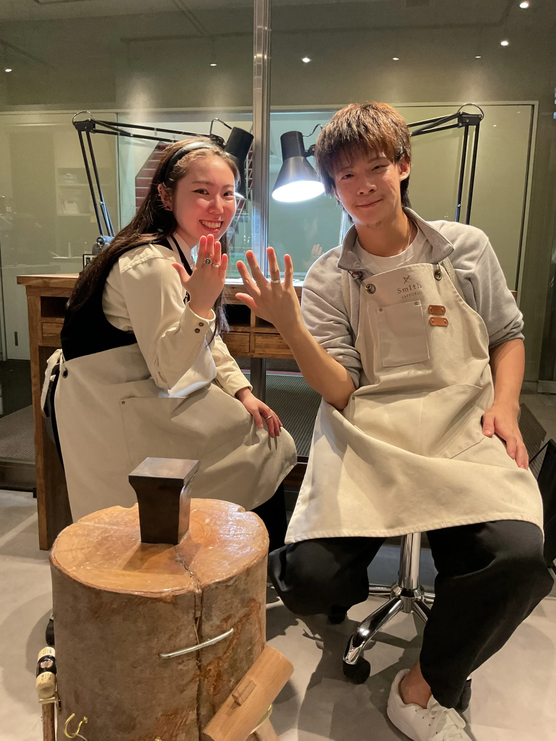 ｜T様・K様【好きなデザインを選んでリングを作れて楽しかったです】