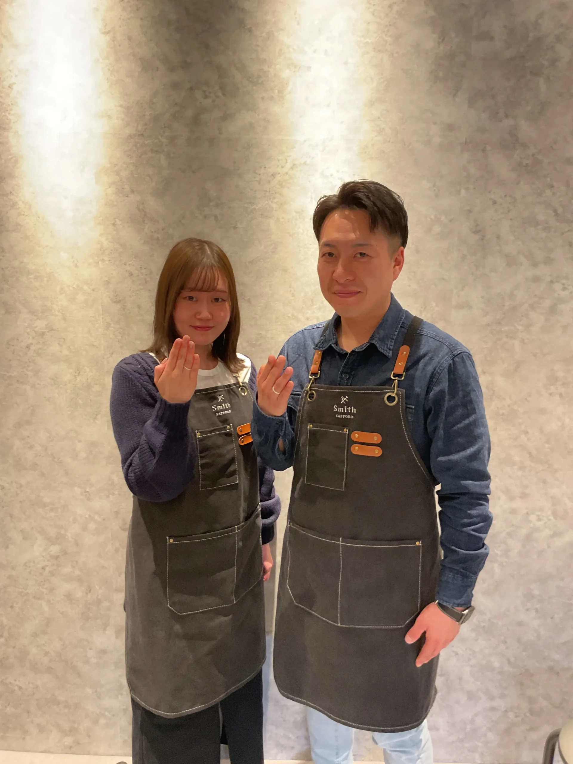 ｜T様・O様【ペアリングを自分達の手で制作することができて良かったです】