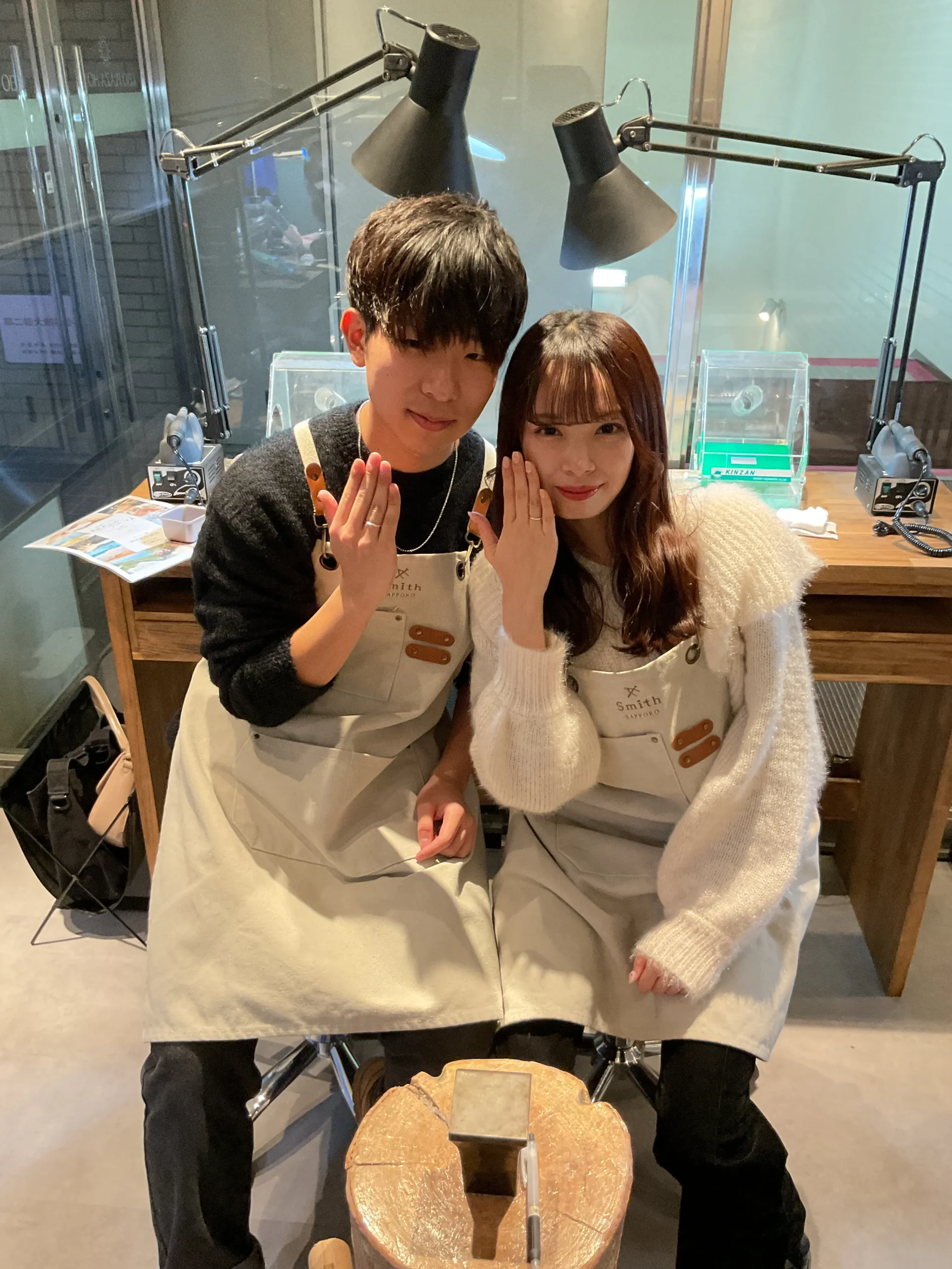 ｜I様・S様【終始、笑顔で楽しくリング作りができました】