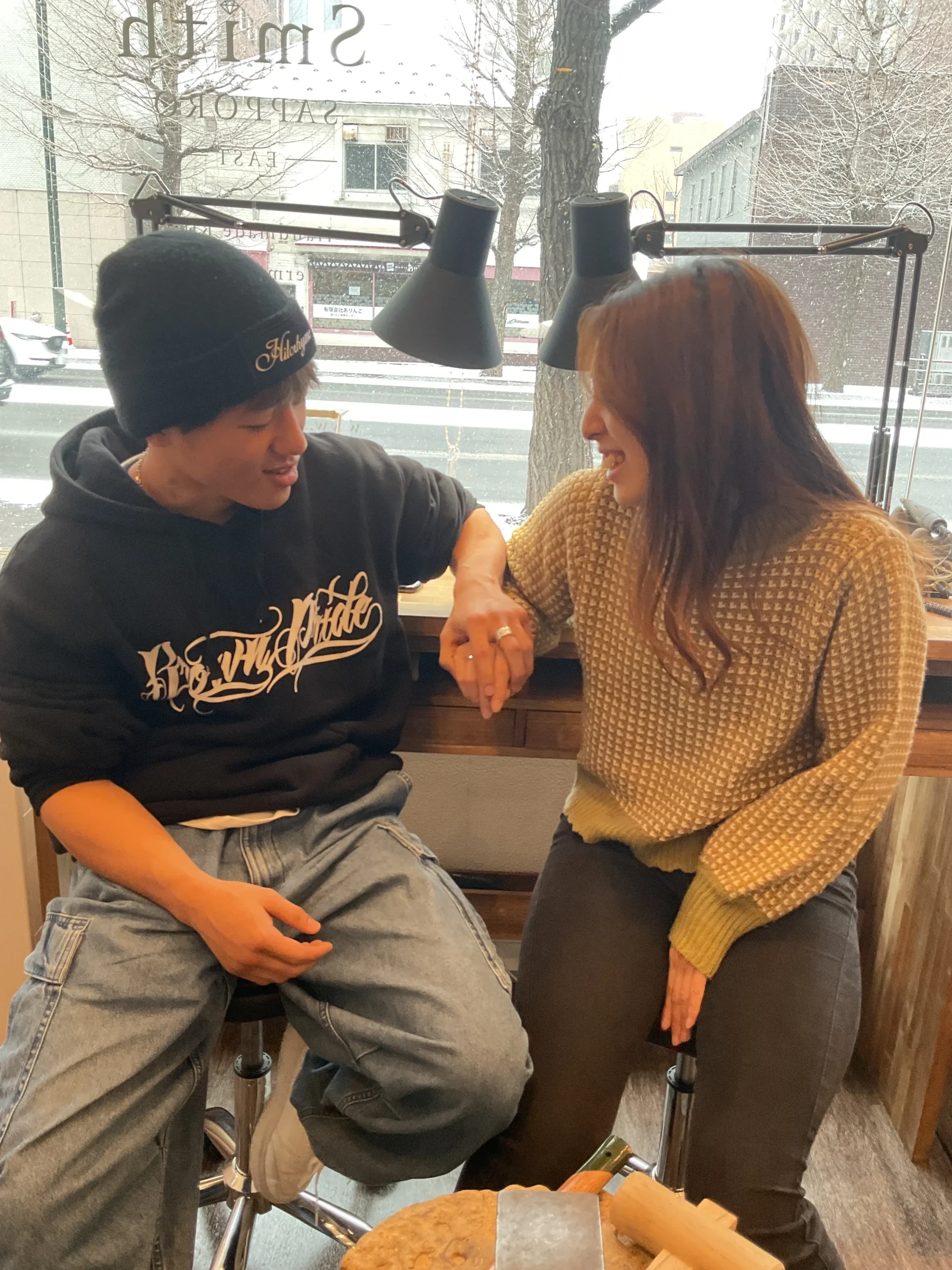 ｜A様・Y様【初めてリング作りをしたので楽しかったです】