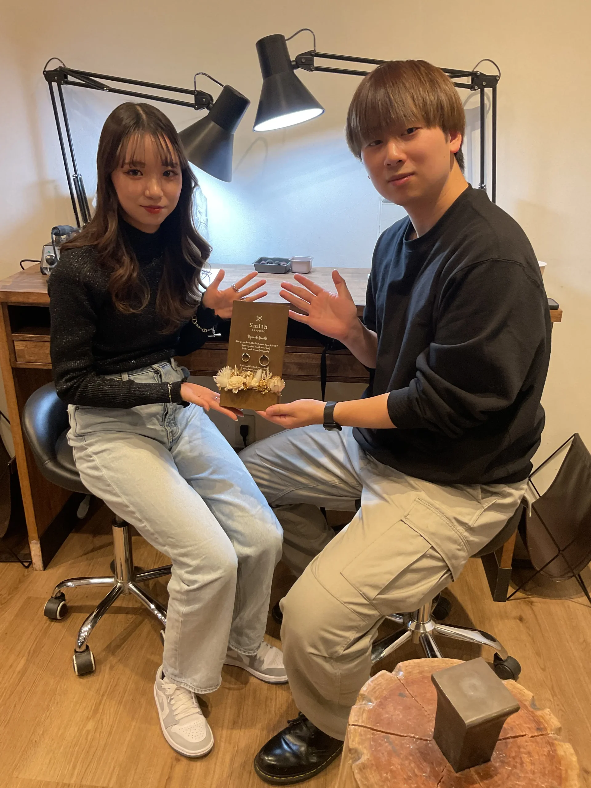 ｜S様・M様【リングの太さやデザイン、刻印の種類が豊富で選ぶのが楽しかったです】