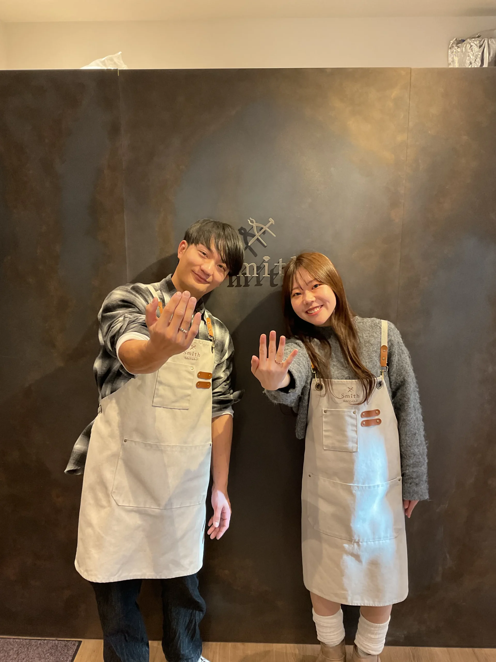 ｜K様・I様【指輪作り楽しくできました】