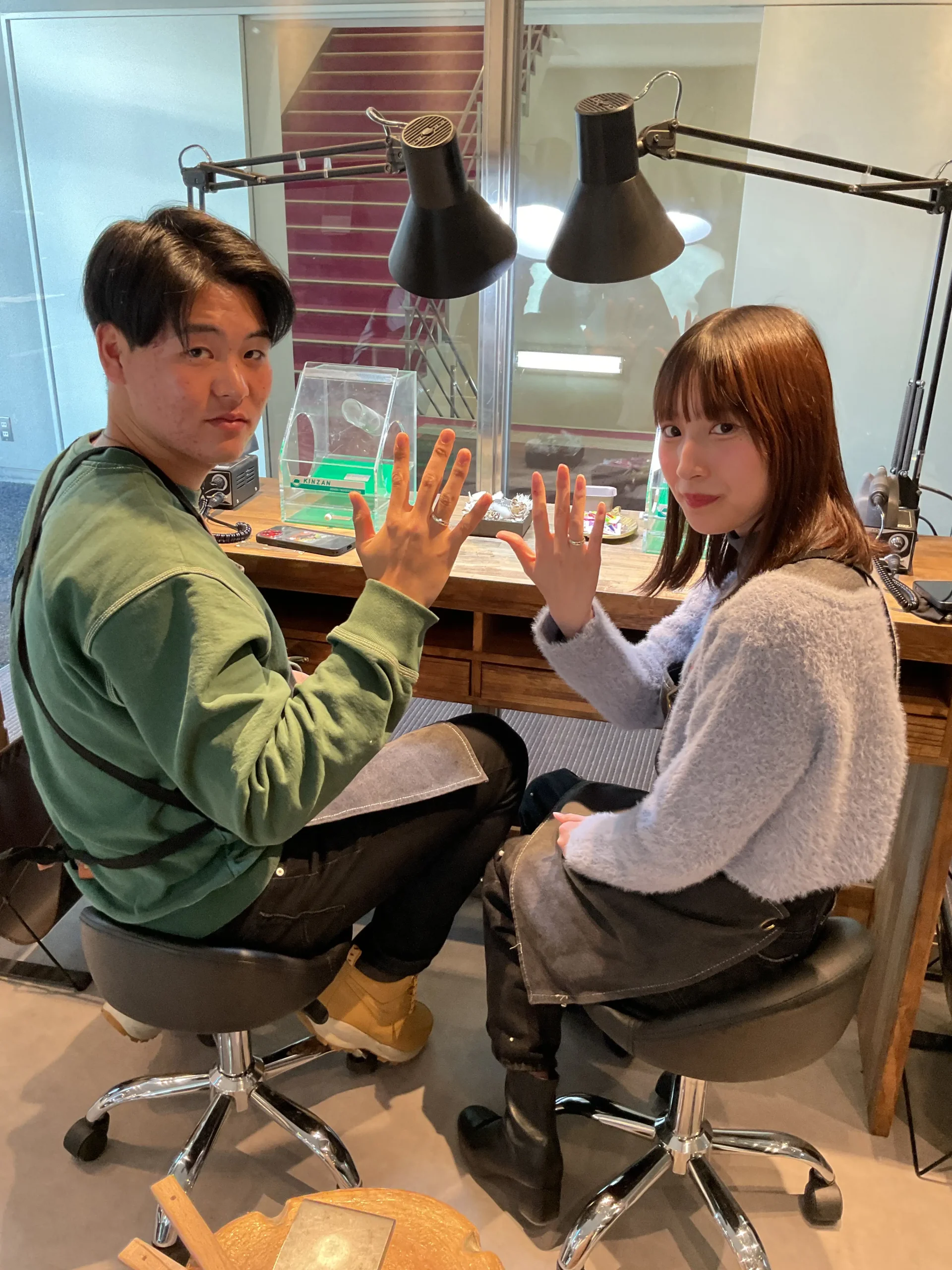 ｜I様・O様【初めての体験でしたがとても楽しく作ることができました】