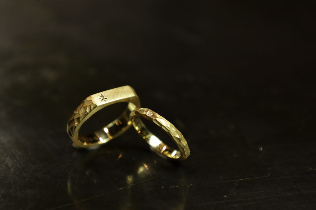 YG4mm_3mmワックス・五光彫 | 工房Smith札幌 二人のスタイルに合ったブランドを探そう