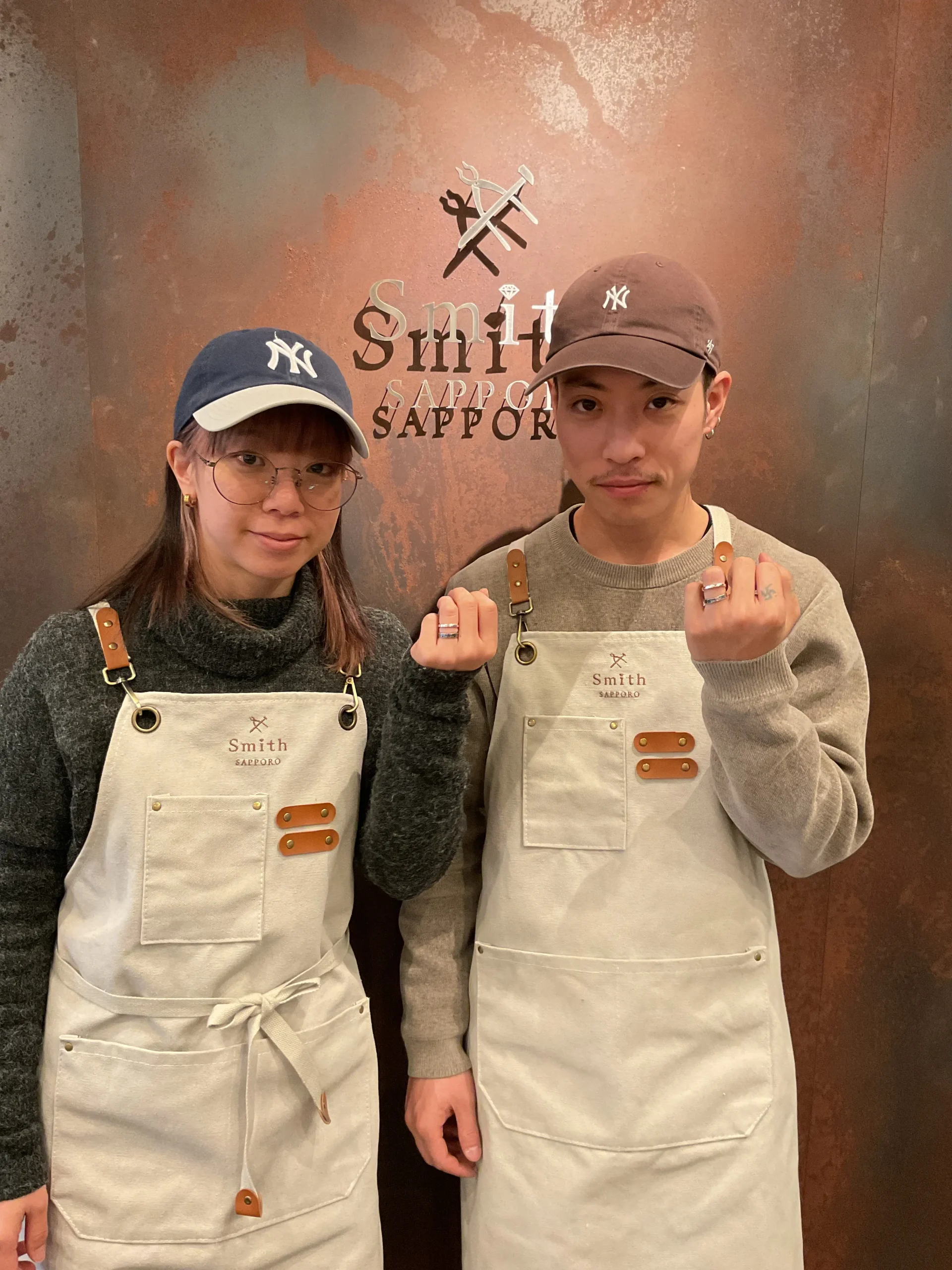 ｜T様・O様【デザイン・カラー・ストーン等バリエーションが多く楽しく制作することが出来ました】