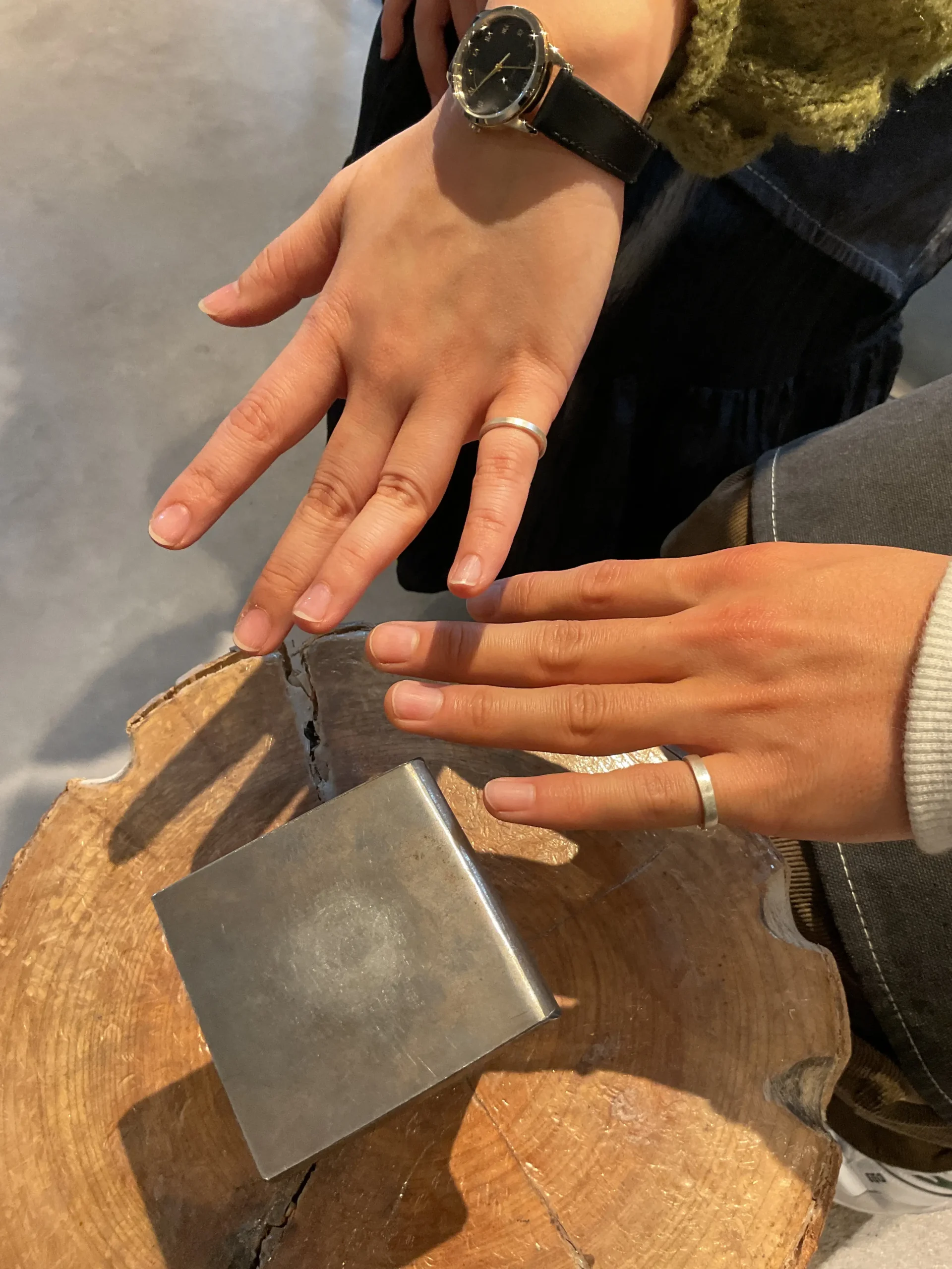 ｜E様・F様【真っ白なリングがピカピカになっていくのがとてもワクワクしました】