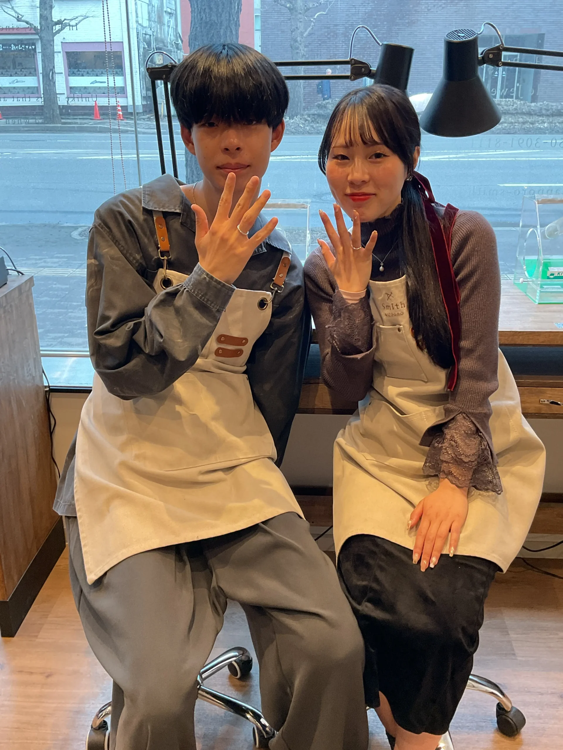 ｜K様・O様【リングができる過程を知れてとても興味を持って取り組むことができた】