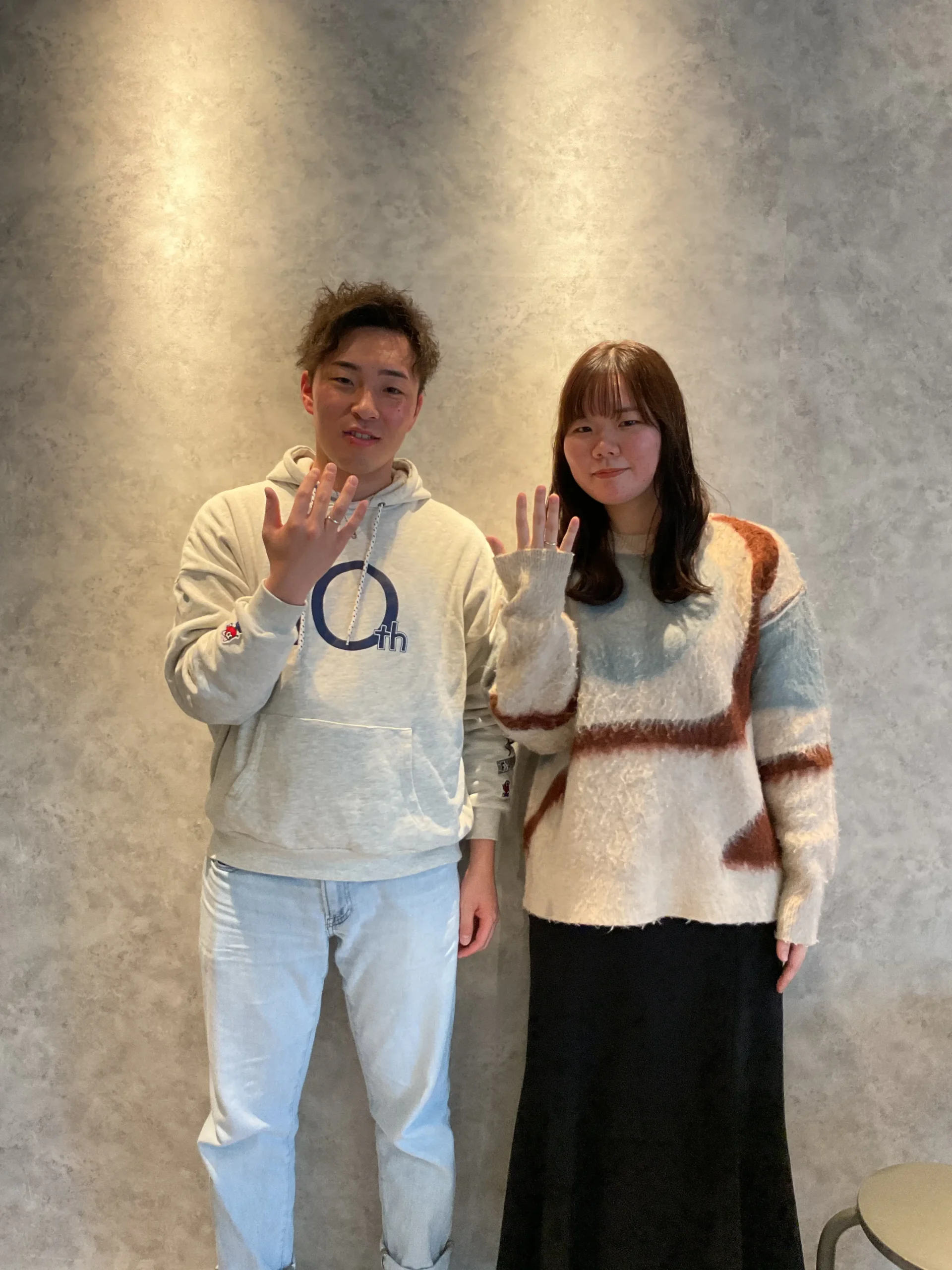 ｜K様・Y様【初めての札幌でペアリングを作ることができて嬉しいです】