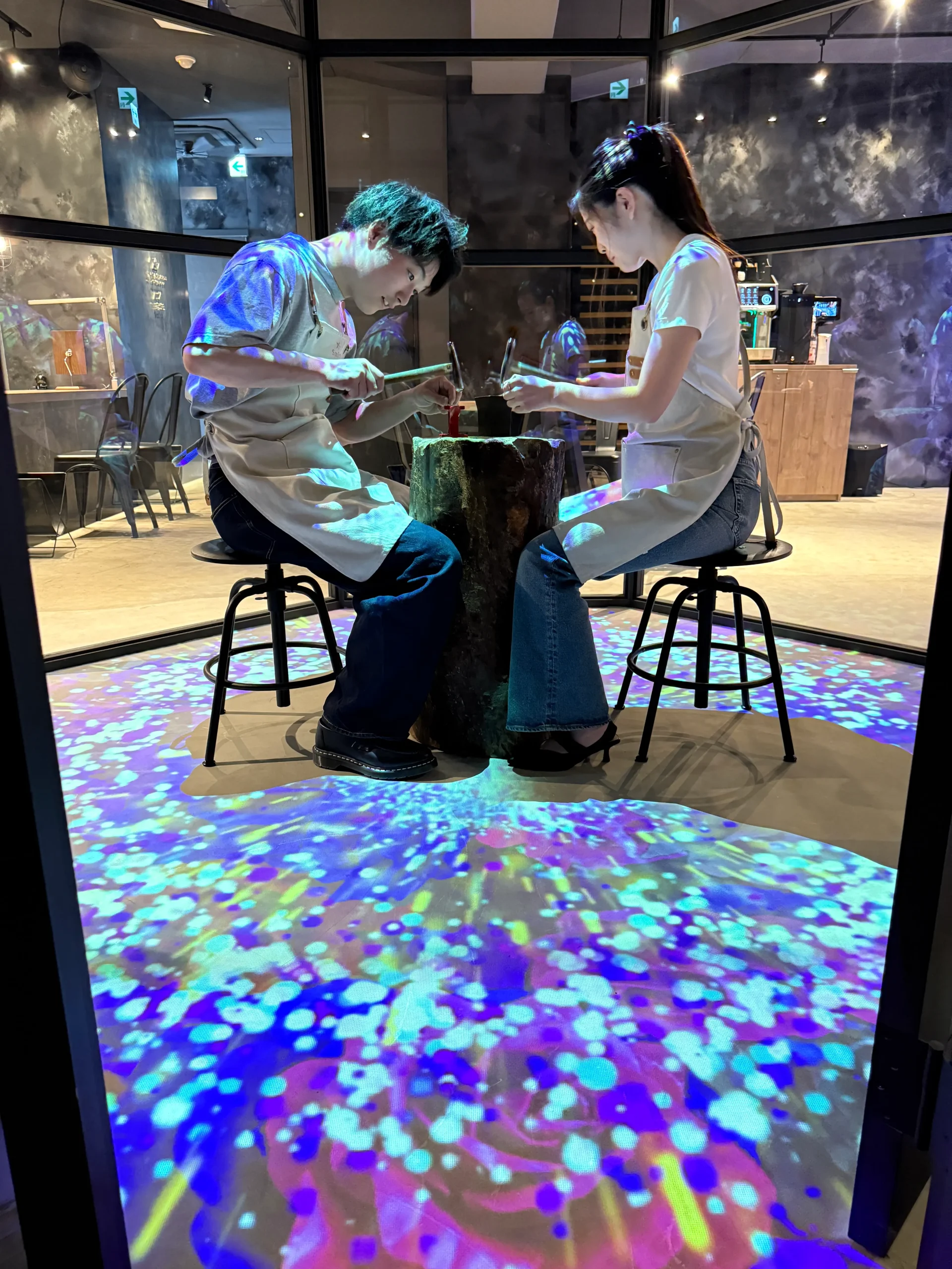 ｜N様・I様【初めてのバングル作り、楽しく、お店の雰囲気も最高でした】