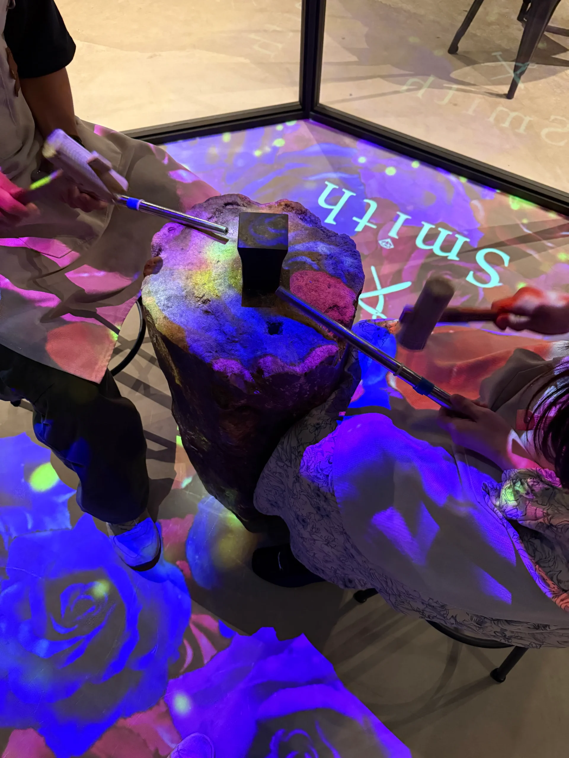 ｜I様【プロジェクションマッピングの中でリングを叩く工程がすごく楽しかったです】