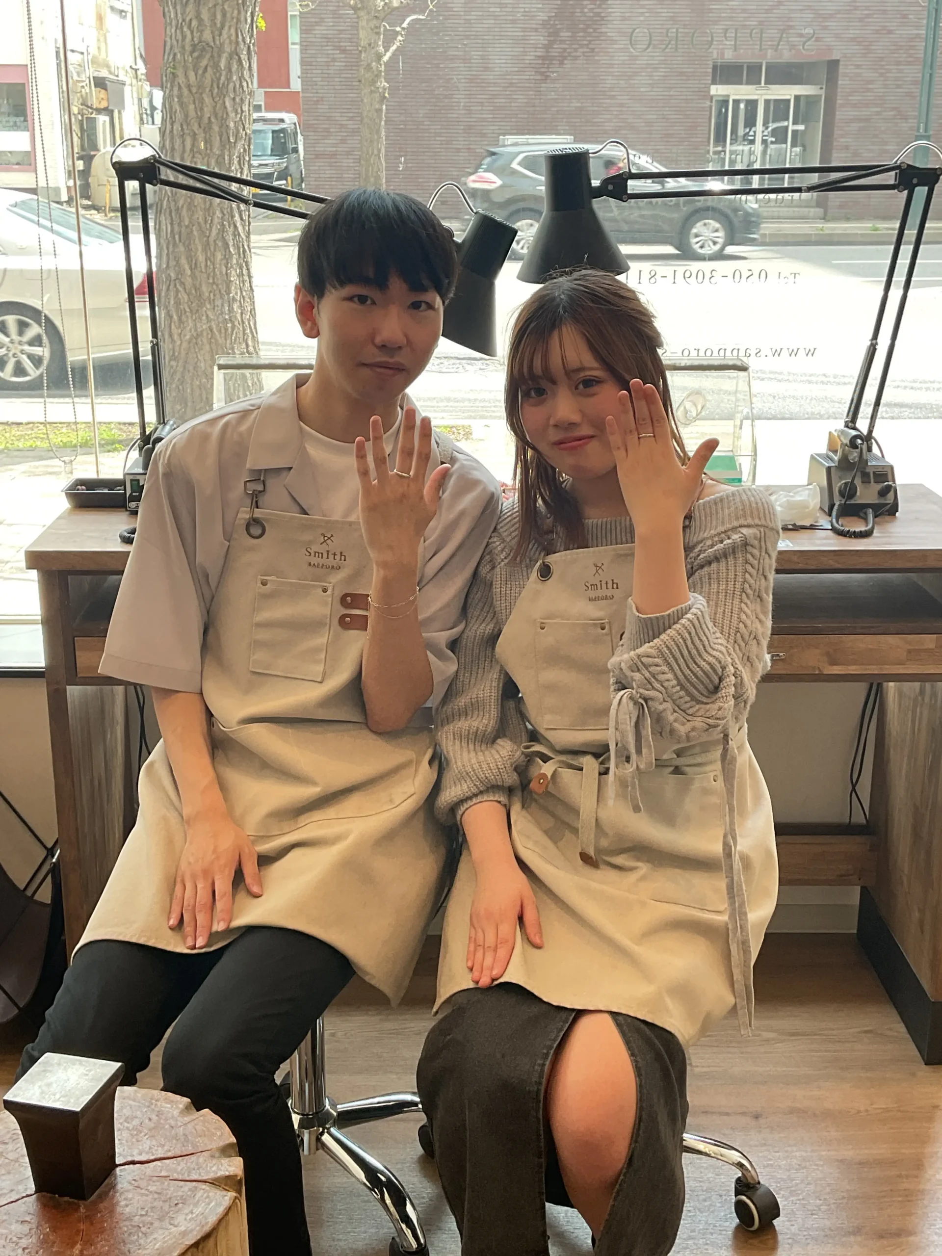 ｜Y様・O様【かわいい指輪出来上がるのが楽しみ】