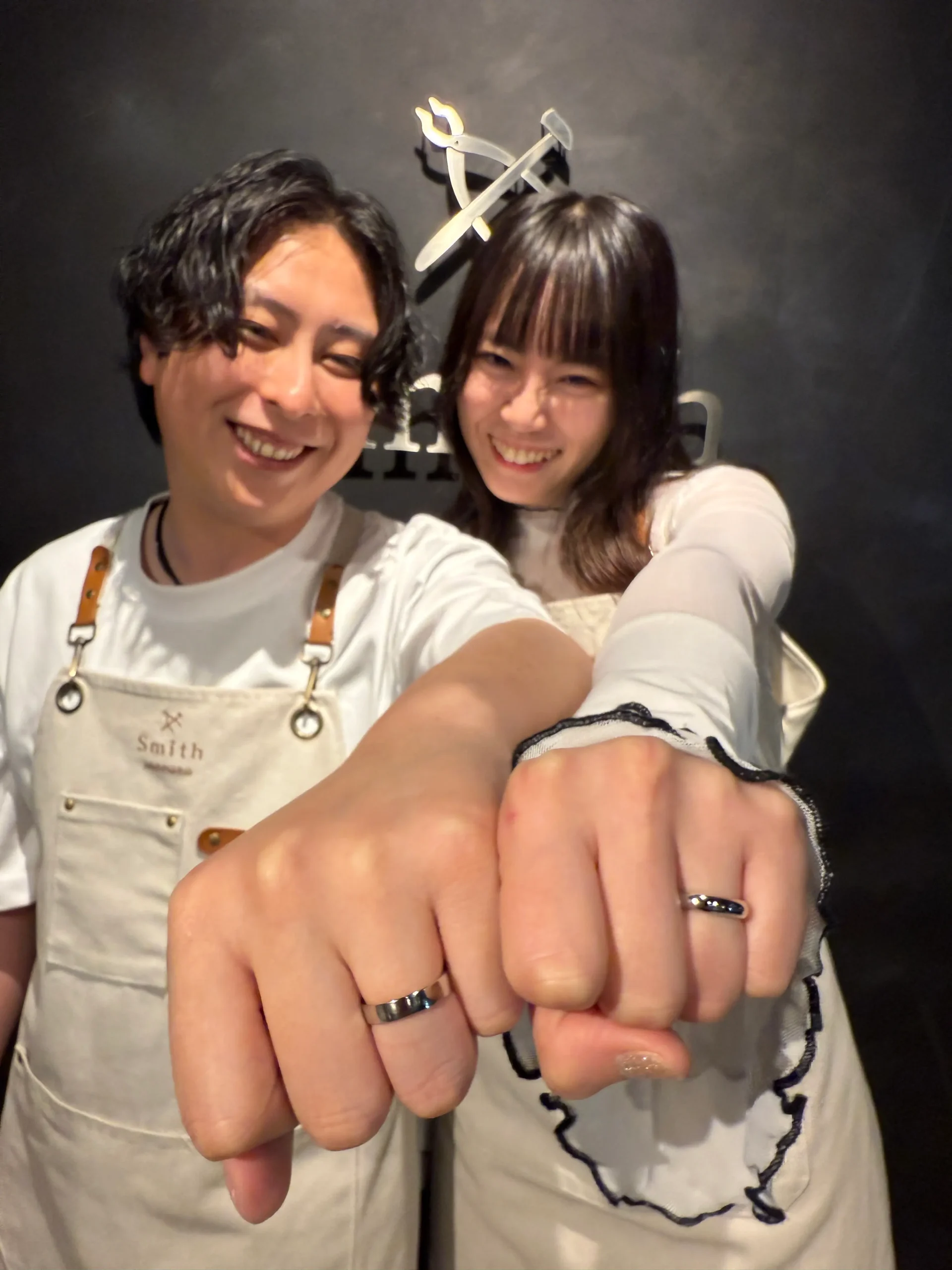 ｜T様【お互いの指輪を作り合うのもとても楽しく思い出になりました】