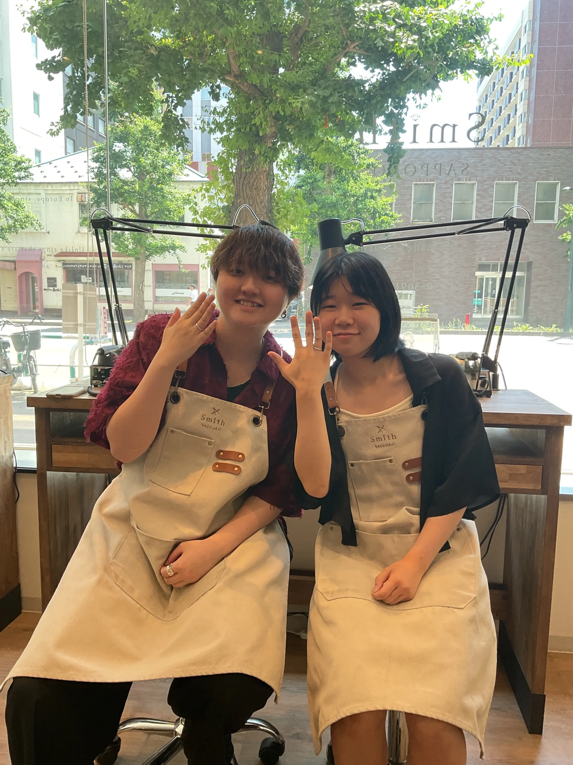 ｜T様・K様【自分たちでリング作りをできたので良かった】