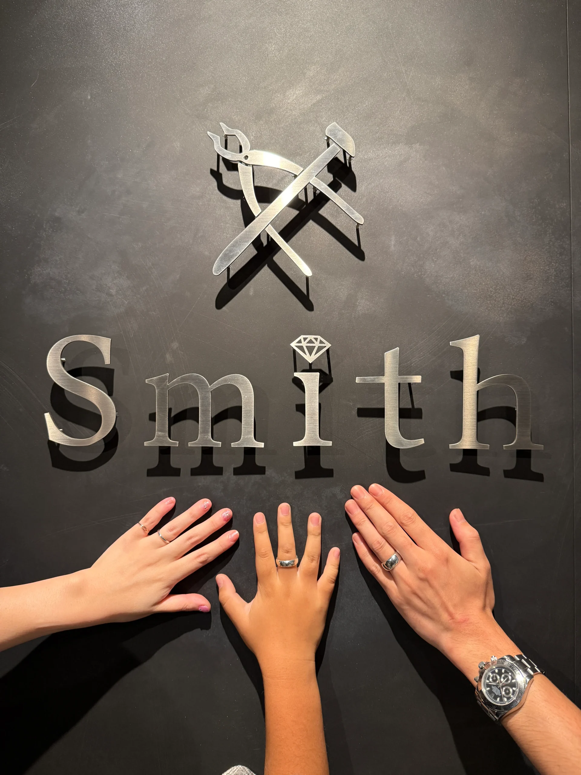 ｜Y様【家族3人で指輪作りを体験しに来ました】