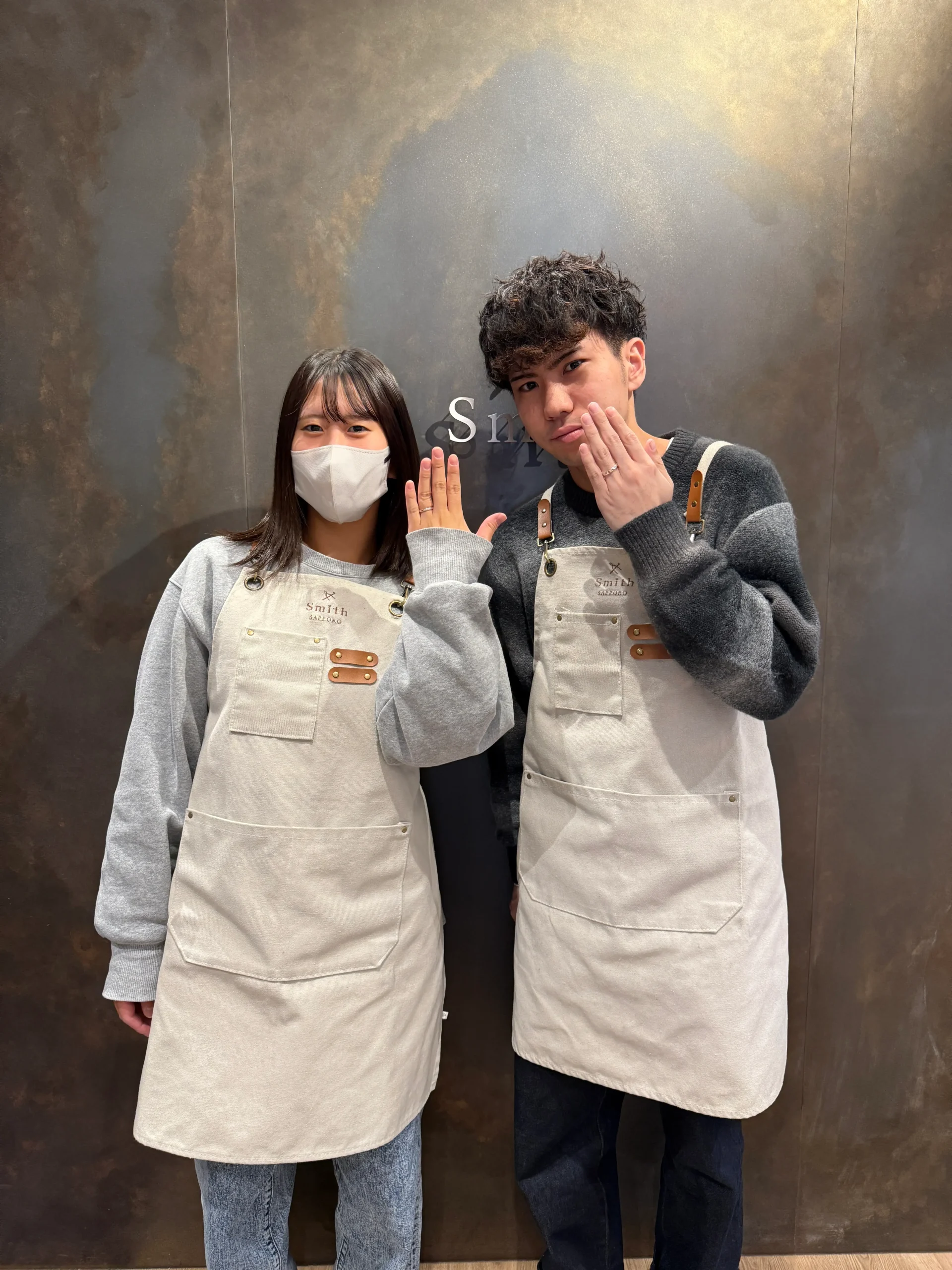 ｜H様・T様【お互いのリングを制作できて楽しいです】