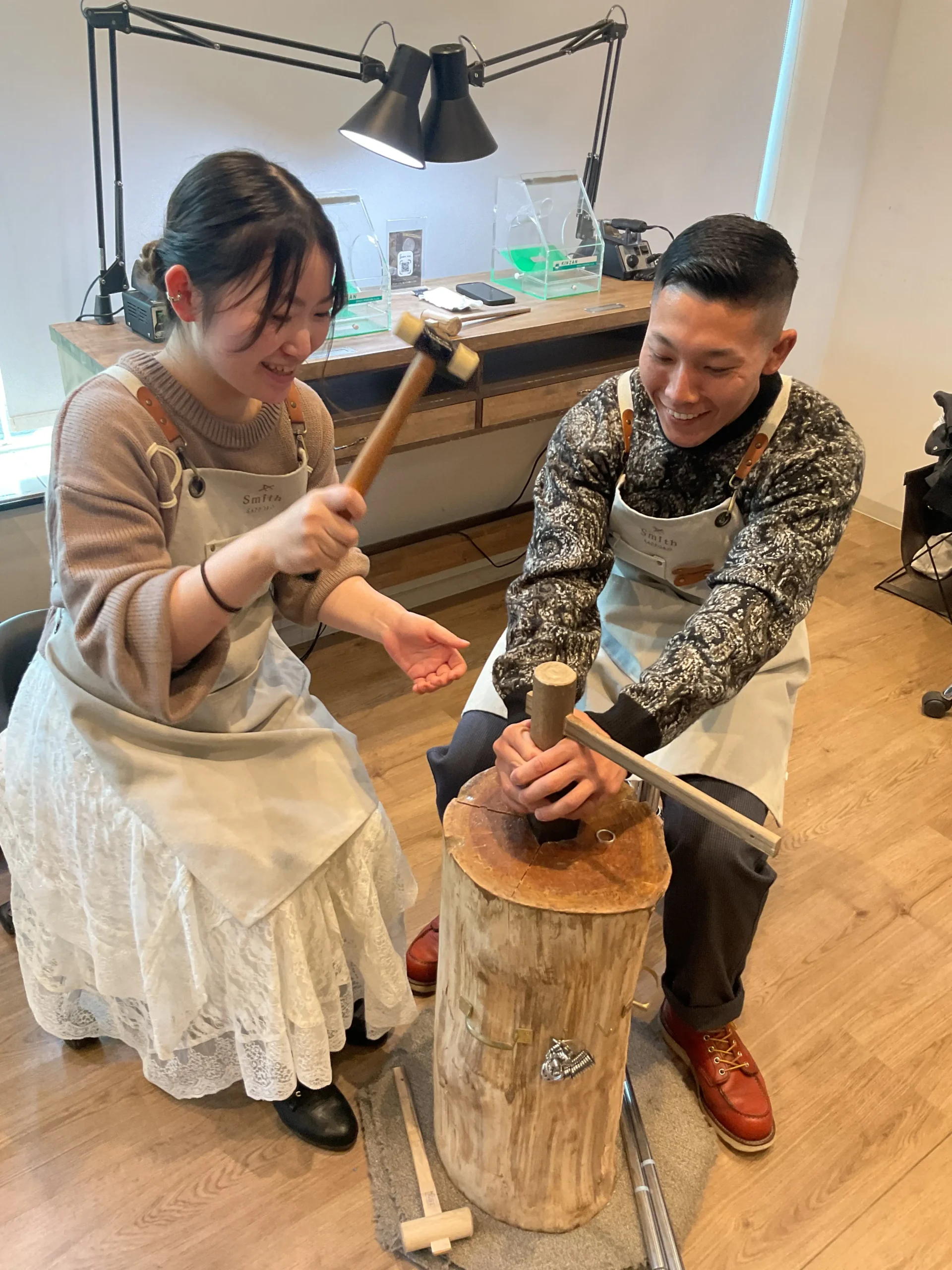 ｜F様・Y様【協力しながら制作するのがとても素敵だと思いました】